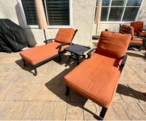 High-end patio lounge chairs