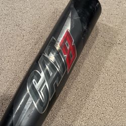 Marucci CAT8 Metal Alloy Baseball Bat Black/Red/Silver Cupped End Adult