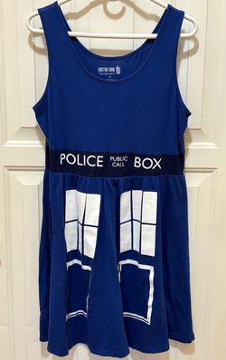 Women’s XL Dr. Who tardis costume dress
