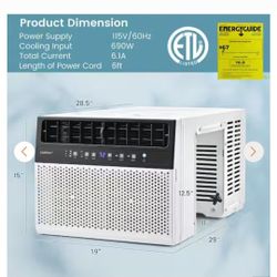 Costway 8000 BTU Portable Air Conditioner 3-in-1 AC Unit with Cool Fan Dehum Sleep Mode