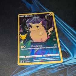 Pikachu 005/025 Celebrations pokemon LIGHT PLAY