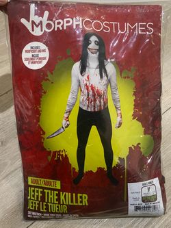 Morph Costumes Jeff the Killer Adult Costume