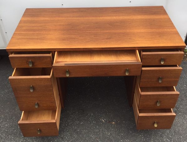 Vintage 1960 S Mcm Mid Century Modern Sligh Lowry Desk For In Open In The Appcontinue To Mobile Website