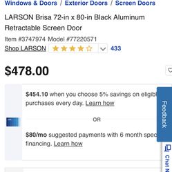 Magnifica Puerta Doble Retractable Nueva Mide 80" de Alto x 72" de Largo baratísima $170  la entrego a domicilio apártela 