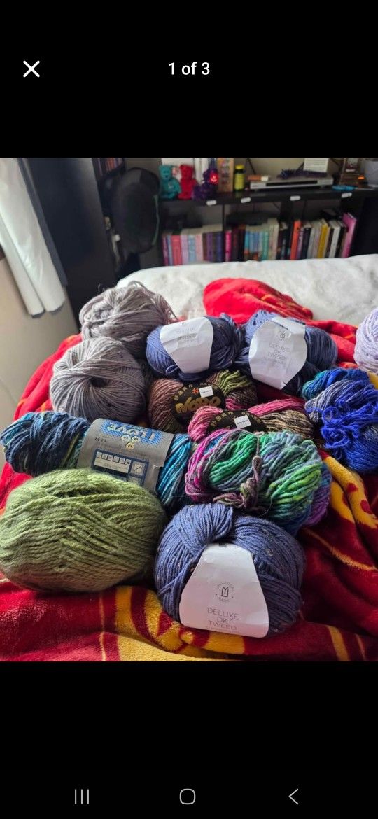 BRAND NEW Crochet Yarn Lot
