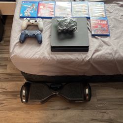 PS4 Slim With Games And Including A Hover Board With Bluetooth 