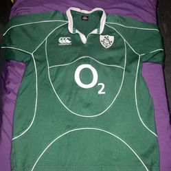 Canterbury Shirt Rugby World Cup Jersey Ireland Home 2007/2008/2009 IRFU Mens XL