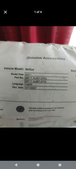 Genuine Kia Seltos Floor Cargo Net (2021-2026) - OEM Part