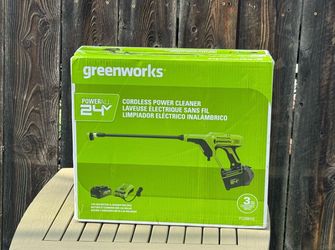 Greenworks cordless power cleaner With Charger And Battery