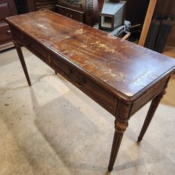 vintage Henredon sofa table