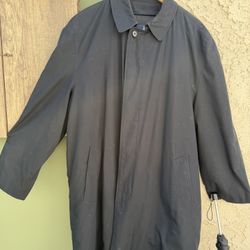 London Fog Men's Black Trench Coat
