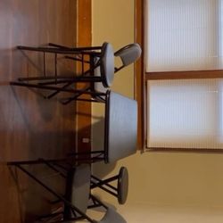 Folding Table , 2 Chairs 2 Stool Chairs