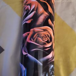 Red and blue roses tumbler