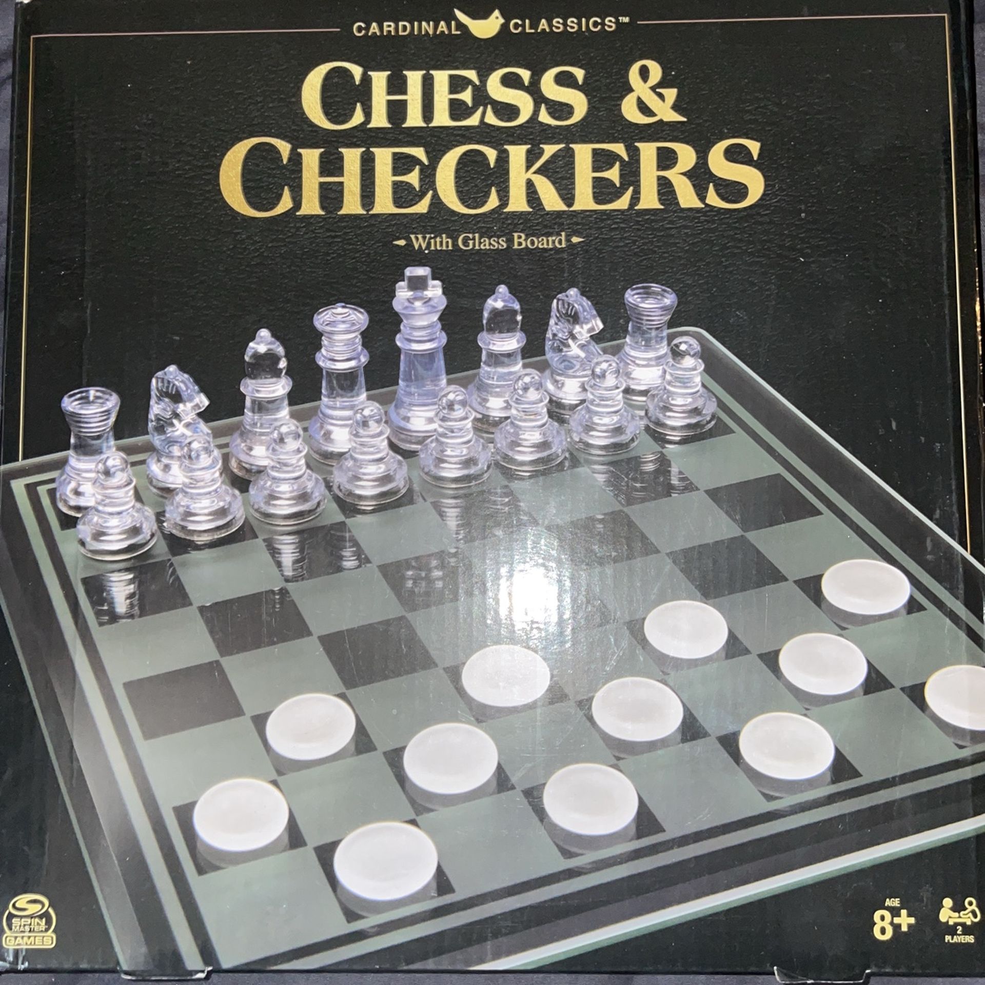 Cardinal Classic Chess And Checkers (GLASS) SEND OFFERS