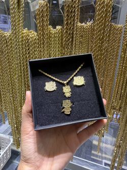 10KT Hello Kitty Gold Set
