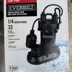Everbuilt Sump Pump 