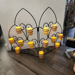 Decorative Candle Holder For Fireplace And Fireplace Tools 