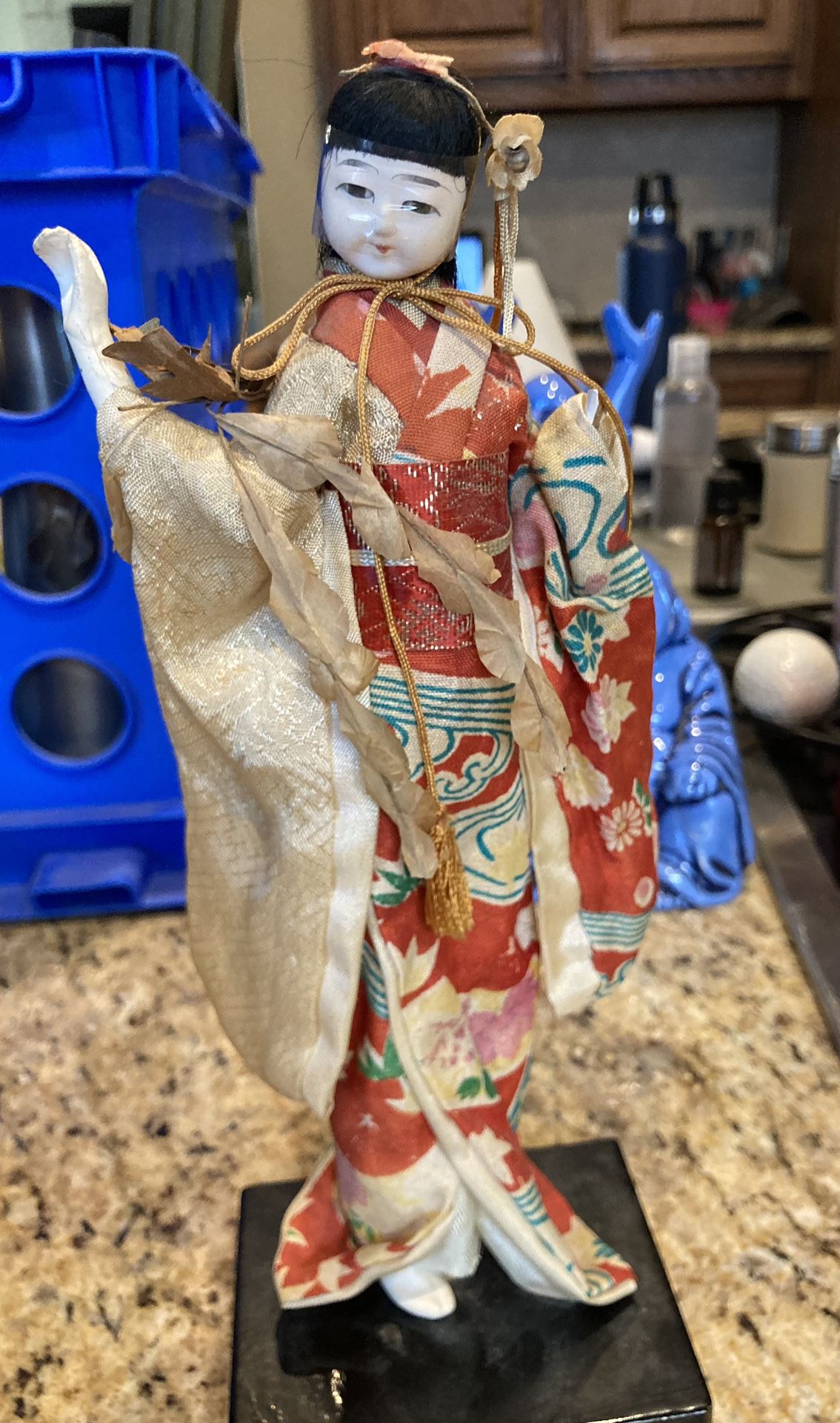 Vintage Japanese Geisha 10” Figurine