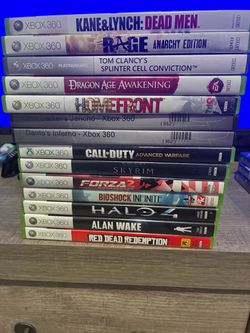 14 Xbox 360 games $90