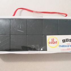 Wooden ~ Chalkboard Blocks ~ 10 Blocks with 2 Pieces of Chalk ~