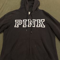 Pink Zip Up Sweater