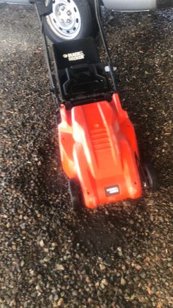 Black and decker, electric lawnmower