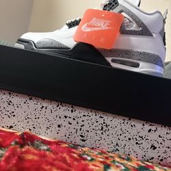 Jordan 4 white cements 2025