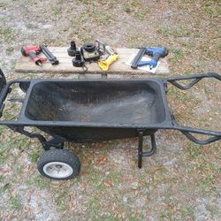 Nail and staple guns, DeWalt screwdriver, wheelbarrow. AWESOME PRICES CANT BEAT