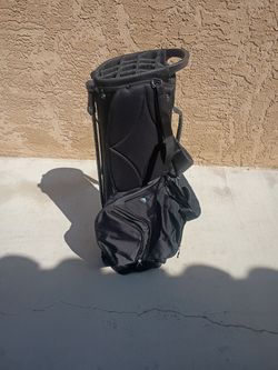 Black Golf Stand Bag with Strap TOUR X