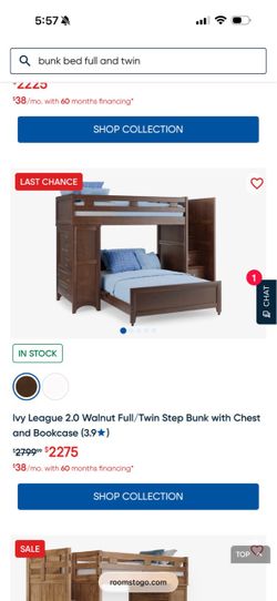 Full/Twin Bunk Bed