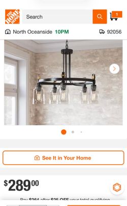Black chandelier/ceiling light