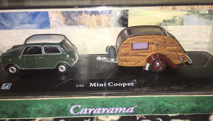 Collectible car & teardrop trailer