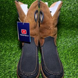 TWISTED X MEN'S WATERPROOF WORK BOOT 8W.     8.5W