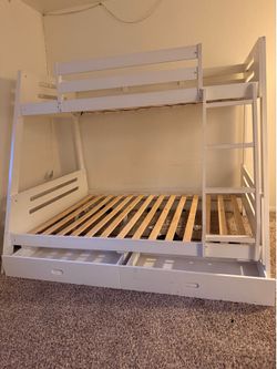 Full over twin bunked. And dinette