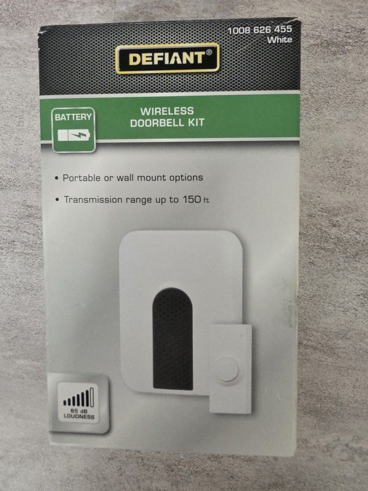 Wireless Doorbell Kit NEW in The Box