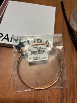 14k rise gold pandora 21cm bracelet
