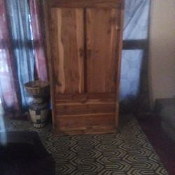 Early 19th Century Cedar Armoire 