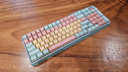 Cooler Master MK770 Macaron Wireless Mechanical RGB Gaming Keyboard, Kailh Box V2 Click White Switches, Gasket Structure, Hot-Swappable, Bluetooth|2.4