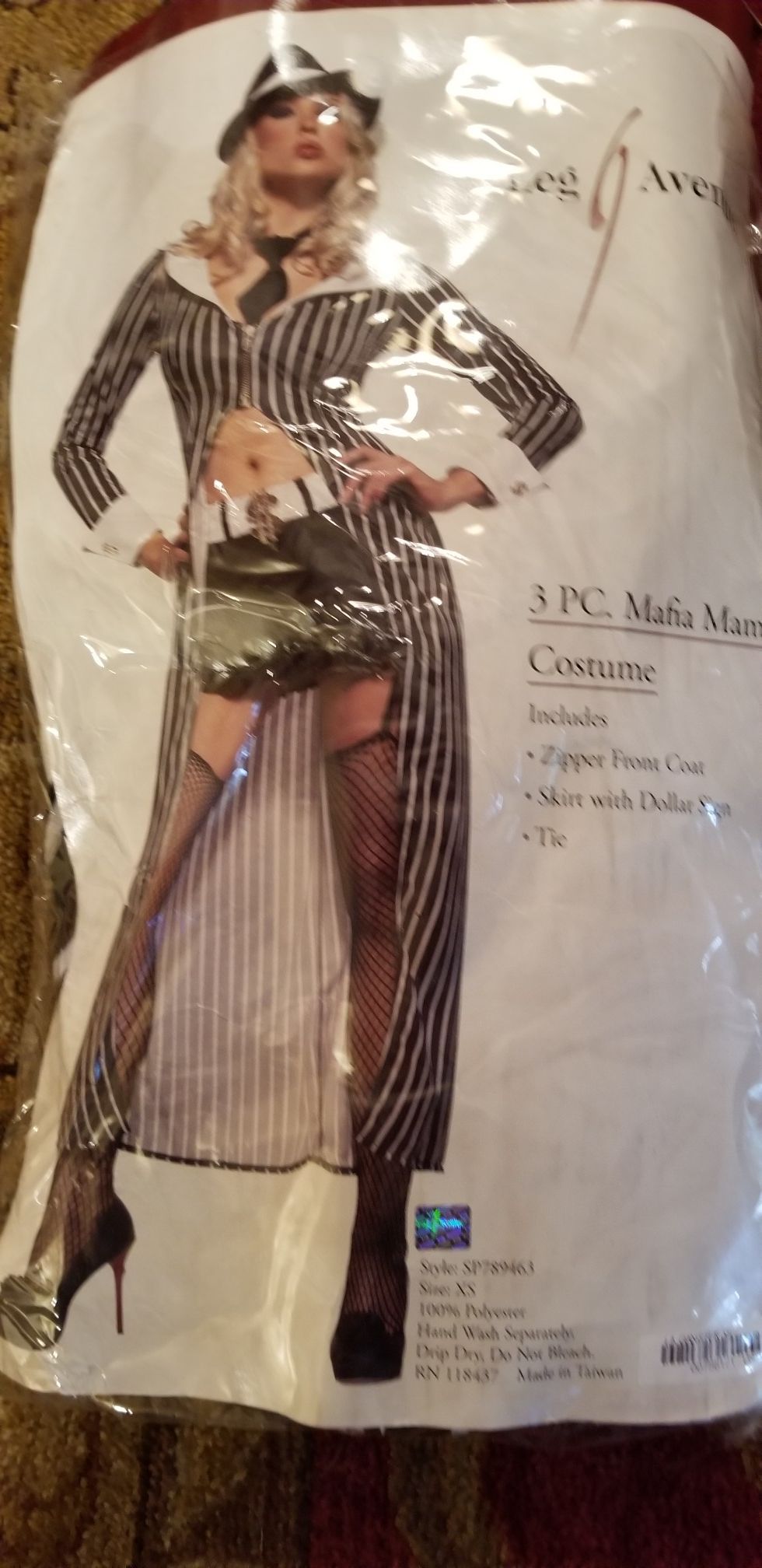 Legs Avenue lady gangster costume size xs. New