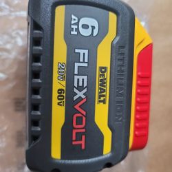 DEWALT 20V/60VMAX FLEXVOLT BATTERIE 6.0AH NEW 