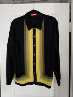 Supreme
2019 Corner Stripe Polo Polo Sweater SIZE medium