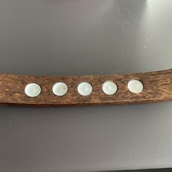 Curve Wooden 5 Candle Holder Decoration