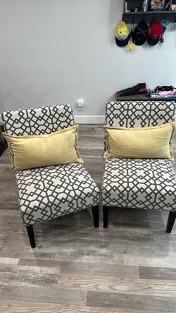 Chic Decorative fabric chairs