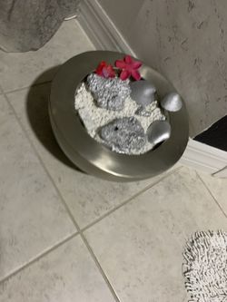 Modern metal vase