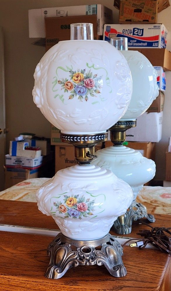 Vintage Hurricane Lamp