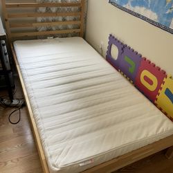 IKEA Twin Size Bed With Mattress 