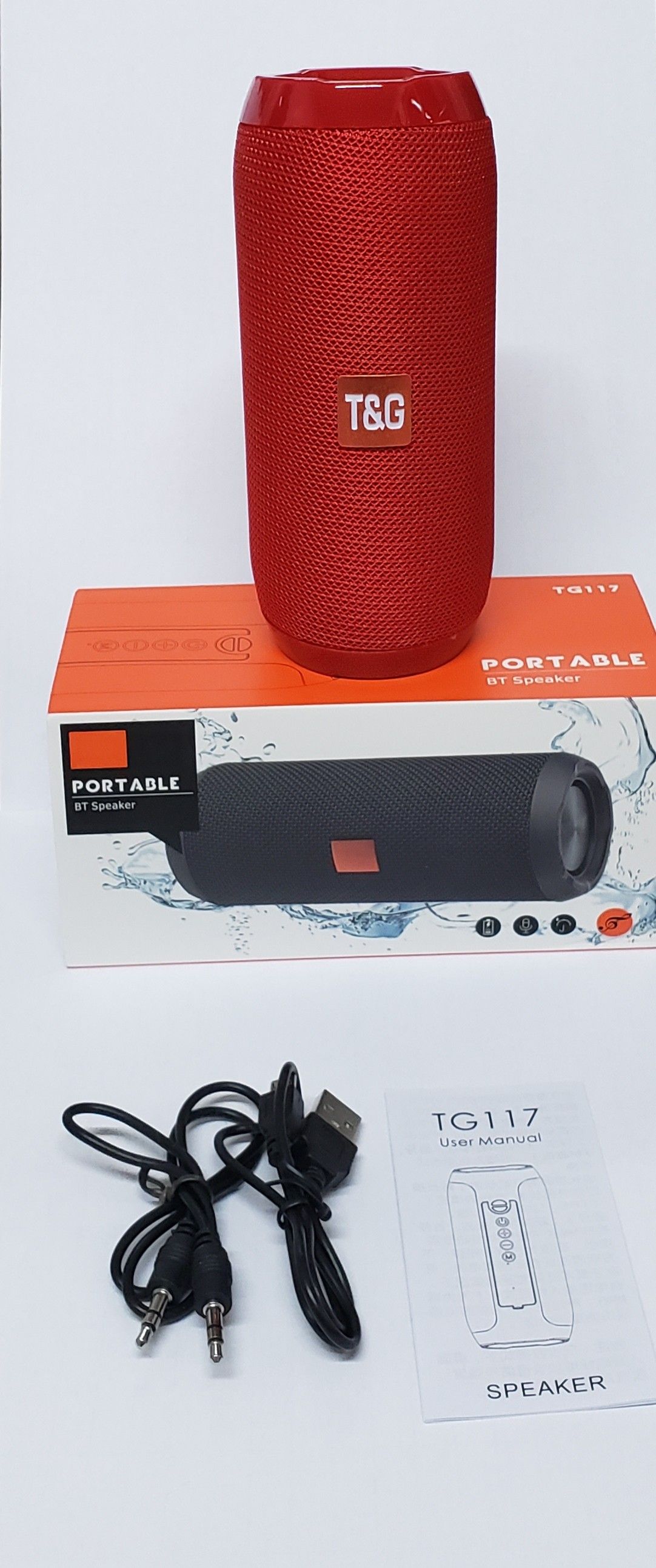 Red Bluetooth Speaker Wireless