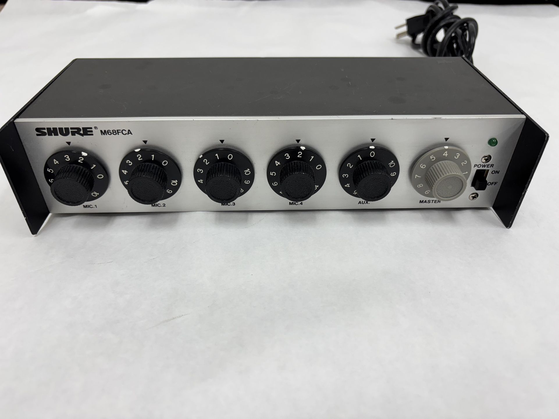 Vintage Shure M68 Microphone 4 Channel Mixer -Tested And Works Made In USA