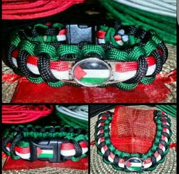 Custom Palestinian Paracord Bracelets