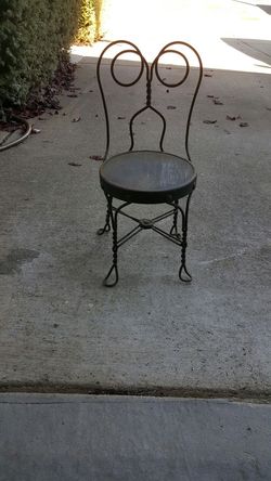 Antique kids chair